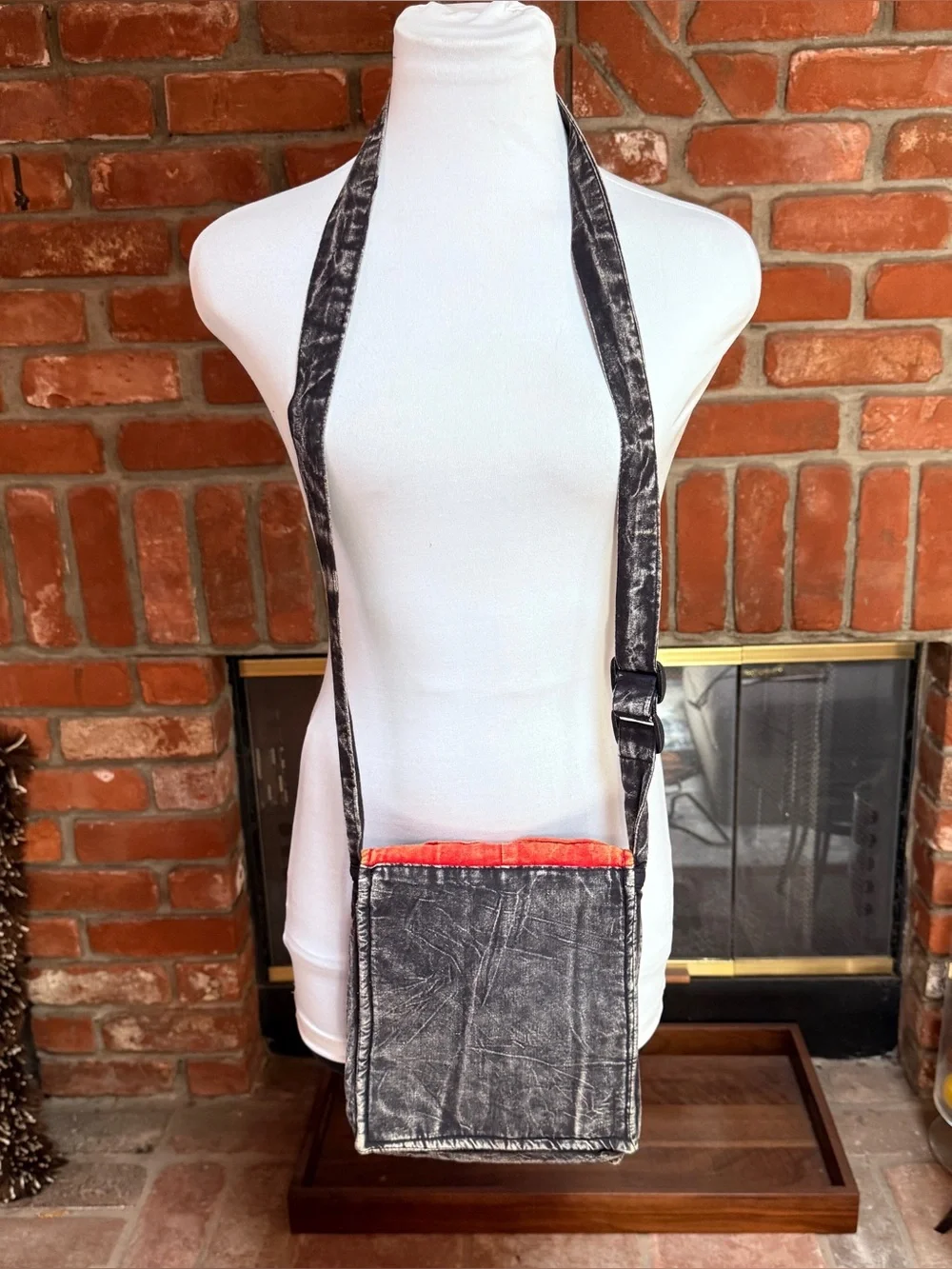 Vintage Boho Crossbody Festival Bag Embroidered Patchwork Cotton Hippie Travel S